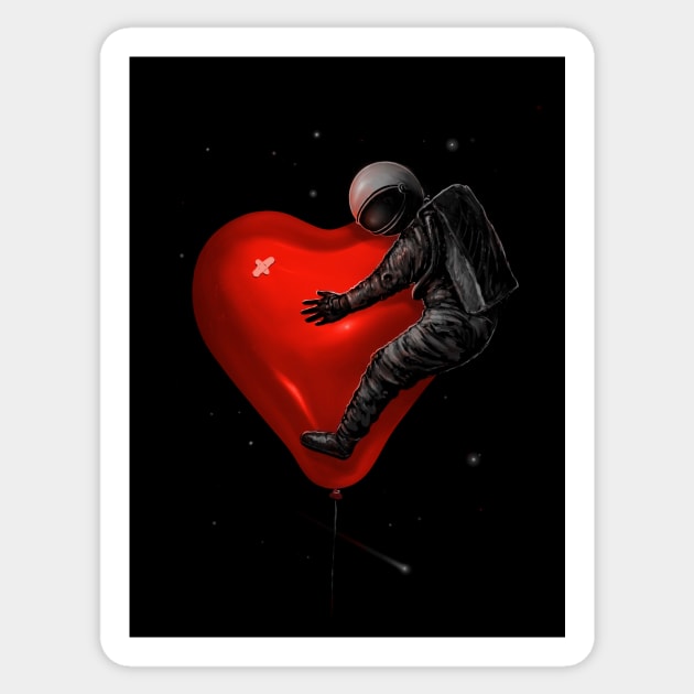 Space Love Sticker by nicebleed